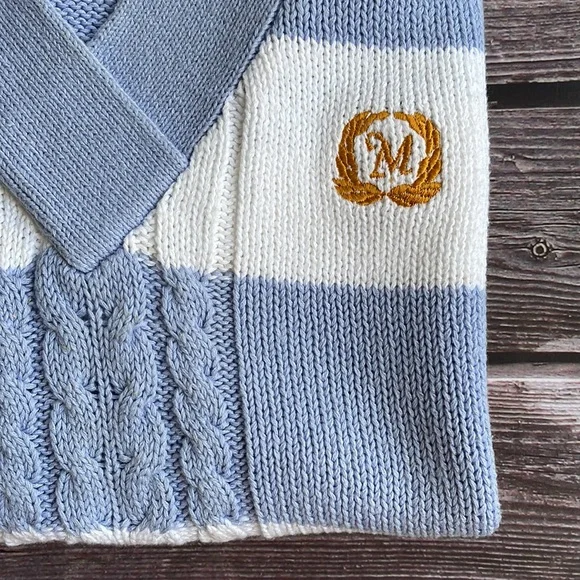 VINTAGE | IZOD preppy striped sweater vest - Picture 3 of 10